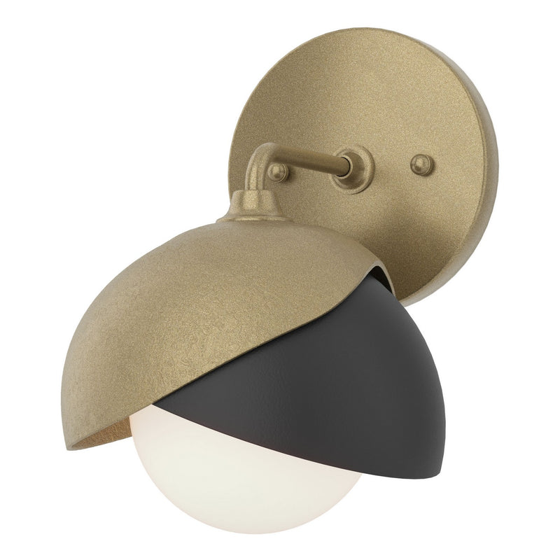 Hubbardton Forge 201374-SKT-84-84-GG0711 One Light Bath Sconce, Soft Gold