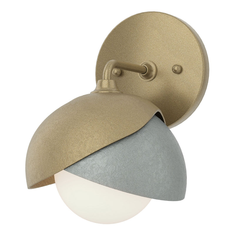 Hubbardton Forge 201374-SKT-84-82-GG0711 One Light Bath Sconce, Soft Gold