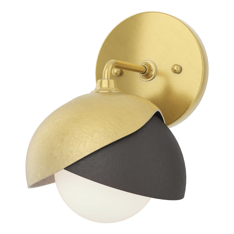 Hubbardton Forge 201374-SKT-86-14-GG0711 One Light Bath Sconce, Modern Brass