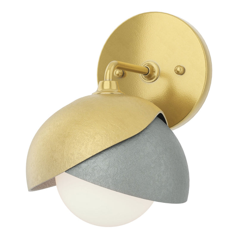 Hubbardton Forge 201374-SKT-86-82-GG0711 One Light Bath Sconce, Modern Brass