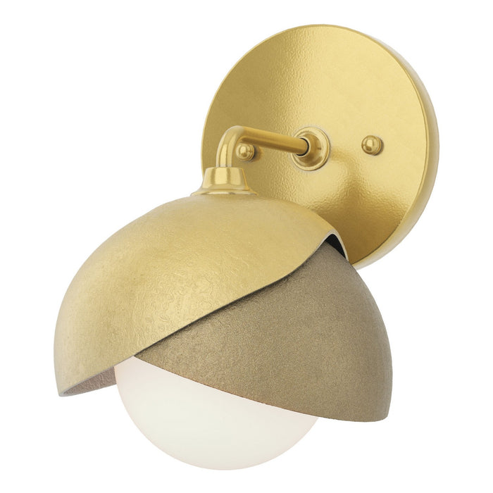 Hubbardton Forge 201374-SKT-86-84-GG0711 One Light Bath Sconce, Modern Brass