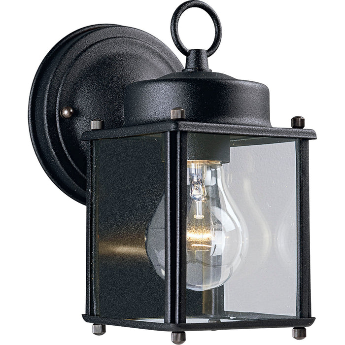 Progress Lighting P5607-31 One Light Wall Lantern, Black