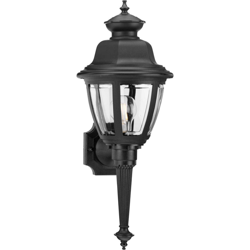 Progress Lighting P5738-31 One Light Wall Lantern, Black