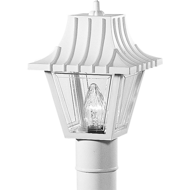 Progress Lighting P5414-30 One Light Post Lantern, White