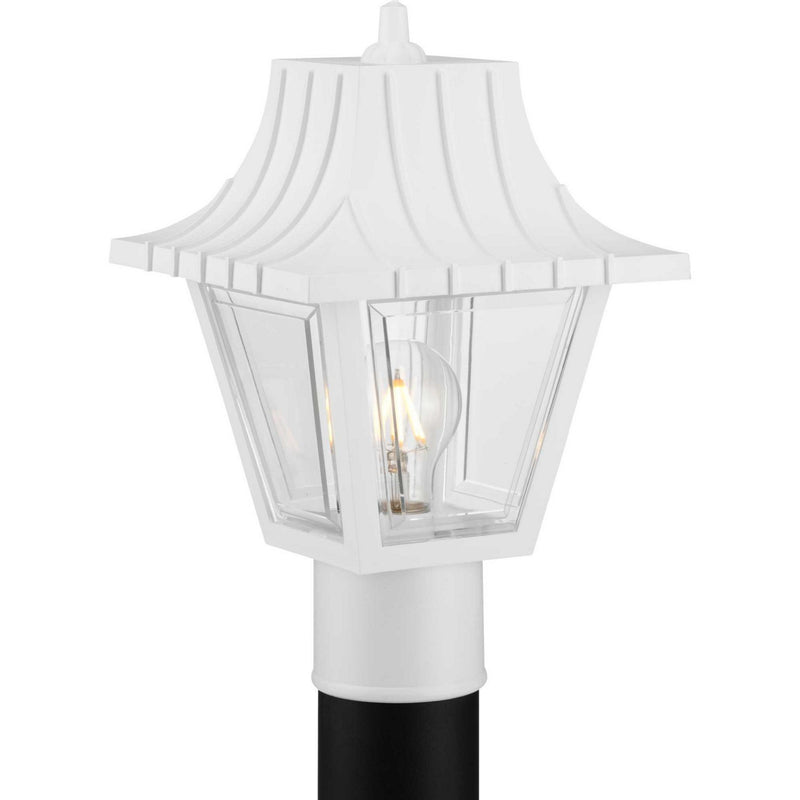 Progress Lighting P5414-30 One Light Post Lantern, White