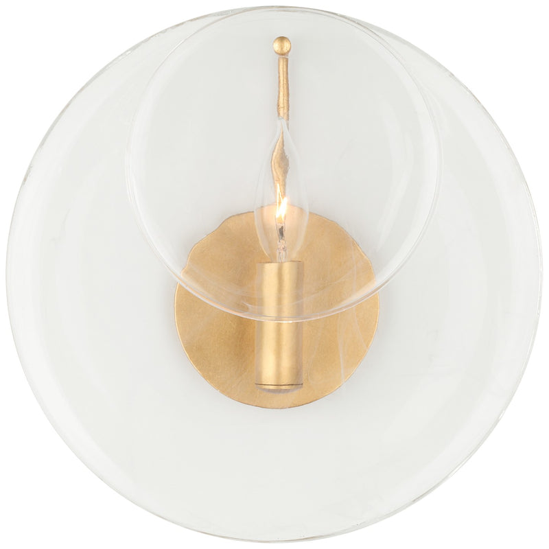 Visual Comfort Signature ARN 2455G-CSG One Light Wall Sconce, Gild