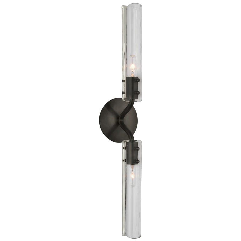 Visual Comfort Signature ARN 2485BZ-CG LED Wall Sconce, Bronze