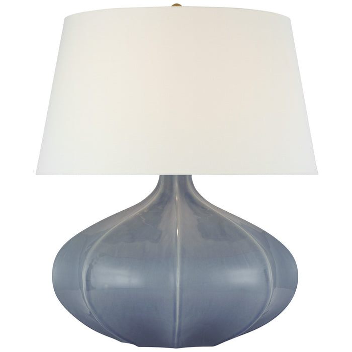Visual Comfort Signature ARN 3627PBC-L LED Table Lamp, Polar Blue Crackle