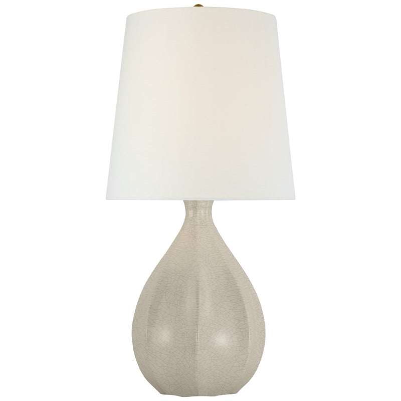 Visual Comfort Signature ARN 3628BC-L LED Table Lamp, Bone Craquelure