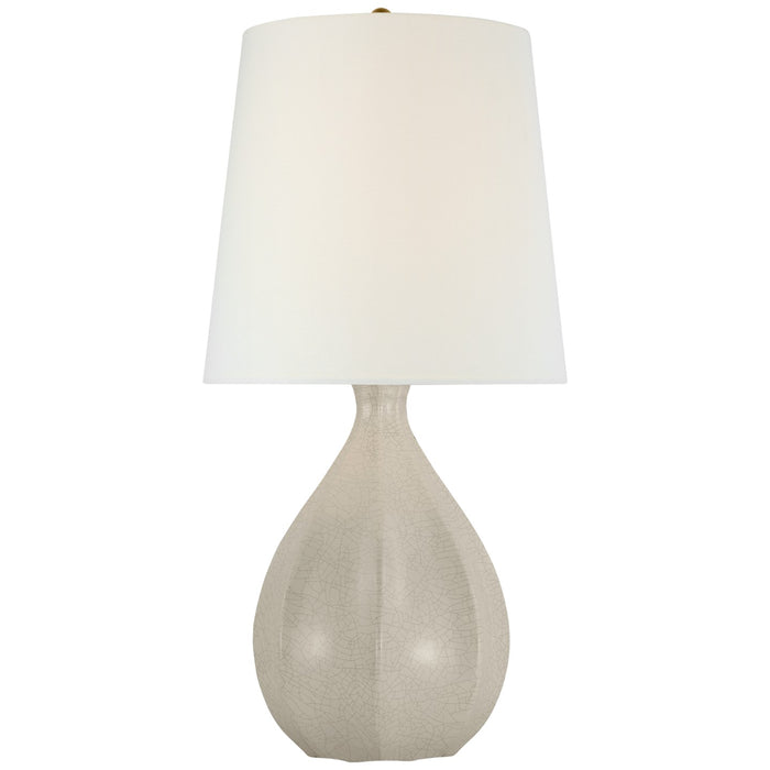 Visual Comfort Signature ARN 3628BC-L LED Table Lamp, Bone Craquelure