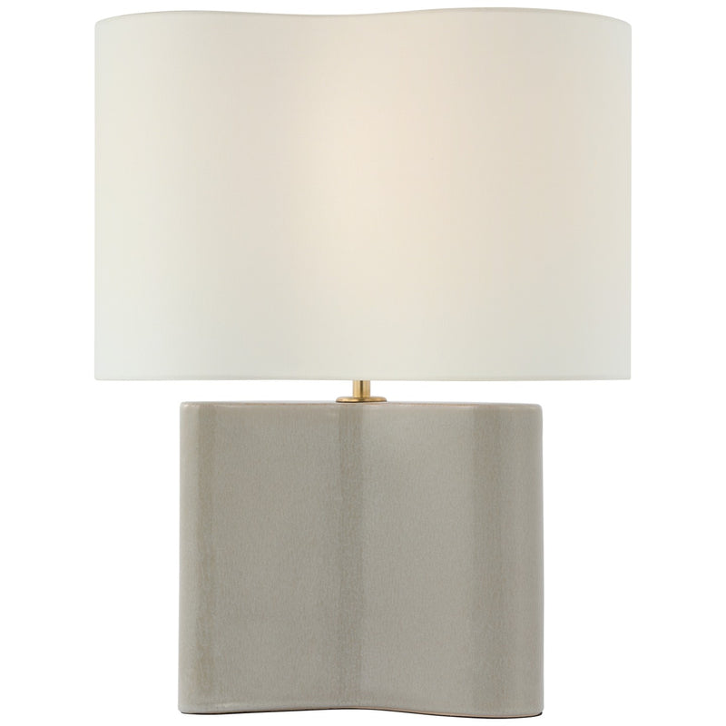 Visual Comfort Signature ARN 3670SHG-L LED Table Lamp, Shellish Gray