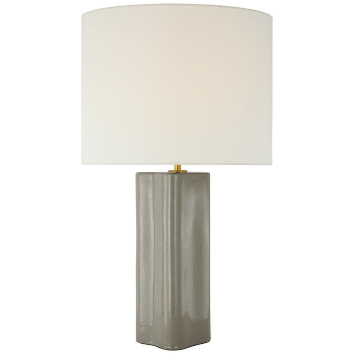 Visual Comfort Signature ARN 3671SHG-L LED Table Lamp, Shellish Gray
