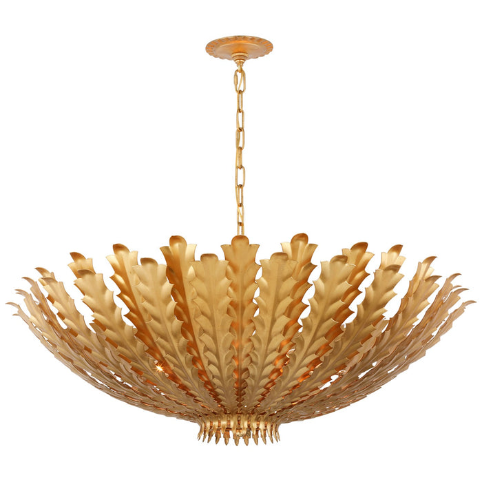 Visual Comfort Signature ARN 5013G LED Chandelier, Gild