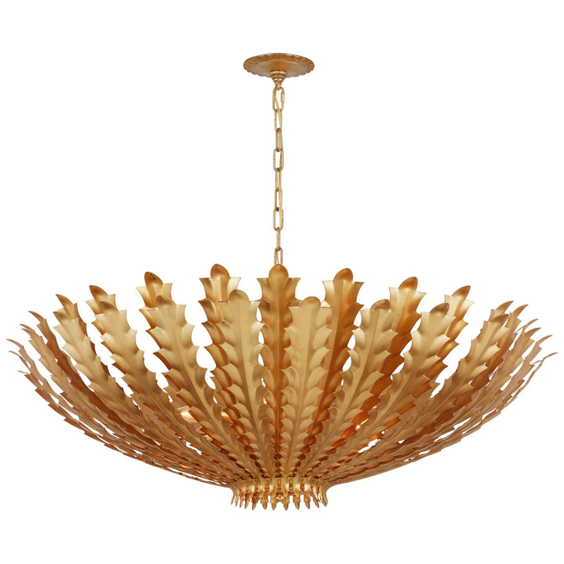 Visual Comfort Signature ARN 5014G LED Chandelier, Gild