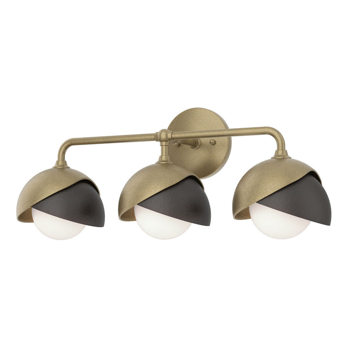 Hubbardton Forge 201375-SKT-84-14-GG0711 Three Light Bath Sconce, Soft Gold