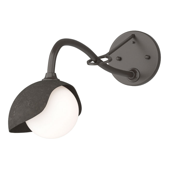 Hubbardton Forge 201376-SKT-14-07-GG0711 One Light Wall Sconce, Oil Rubbed Bronze