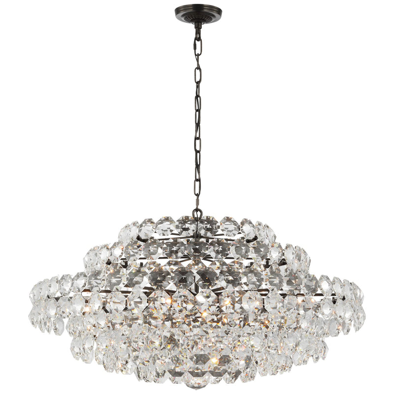 Visual Comfort Signature ARN 5120BZ-CG 18 Light Chandelier, Bronze