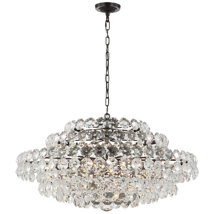 Visual Comfort Signature ARN 5120BZ-CG 18 Light Chandelier, Bronze