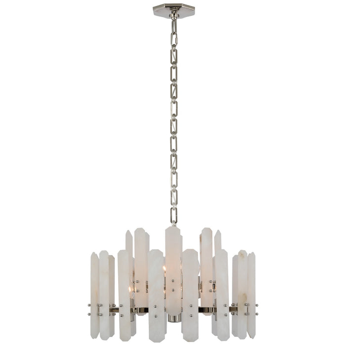 Visual Comfort Signature ARN 5124PN-ALB 12 Light Chandelier, Polished Nickel