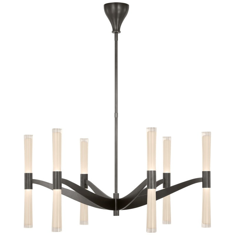 Visual Comfort Signature ARN 5470BZ-WG LED Chandelier, Bronze