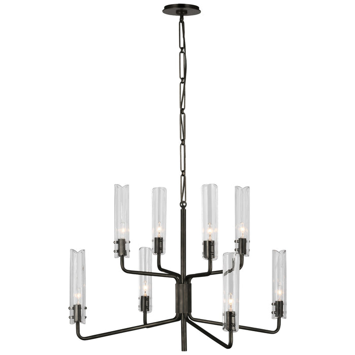 Visual Comfort Signature ARN 5483BZ-CG LED Chandelier, Bronze