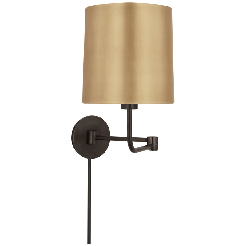 Visual Comfort Signature BBL 2095BZ-SB LED Swing Arm Wall Light, Bronze