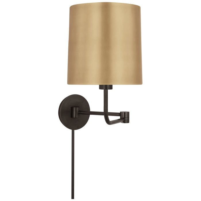 Visual Comfort Signature BBL 2095BZ-SB LED Swing Arm Wall Light, Bronze
