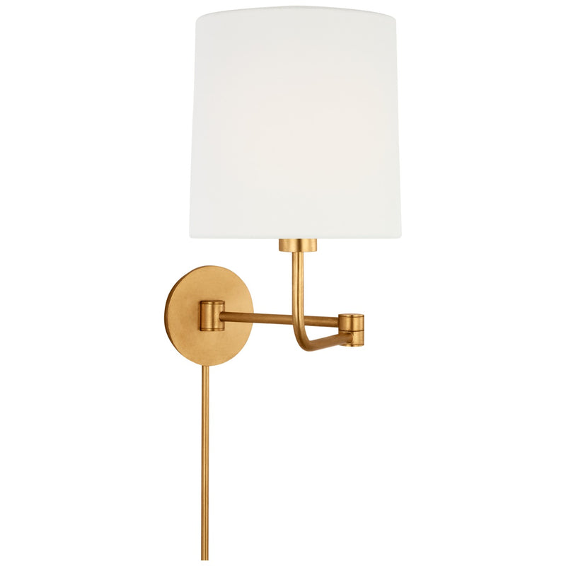 Visual Comfort Signature BBL 2095G-L LED Swing Arm Wall Light, Gild