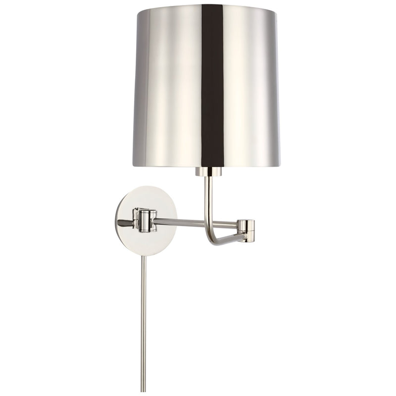 Visual Comfort Signature BBL 2095PN-PN LED Swing Arm Wall Light, Polished Nickel