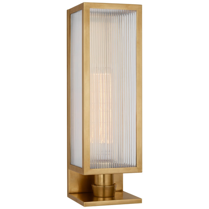 Visual Comfort Signature BBL 2180SB-CRB LED Wall Sconce, Soft Brass