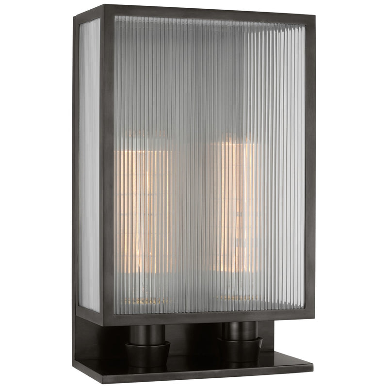 Visual Comfort Signature BBL 2182BZ-CRB LED Wall Sconce, Bronze