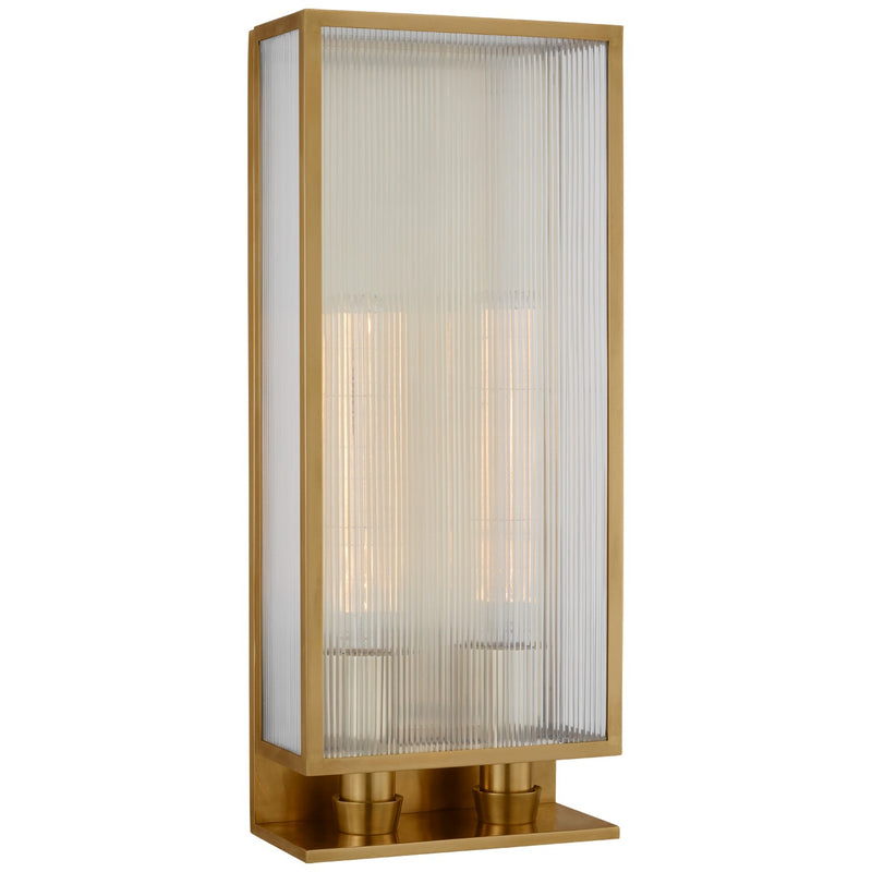 Visual Comfort Signature BBL 2183SB-CRB LED Wall Sconce, Soft Brass