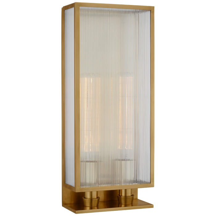 Visual Comfort Signature BBL 2183SB-CRB LED Wall Sconce, Soft Brass
