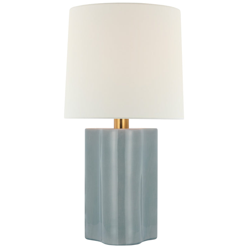 Visual Comfort Signature BBL 3634SGY-L LED Table Lamp, Sky Gray