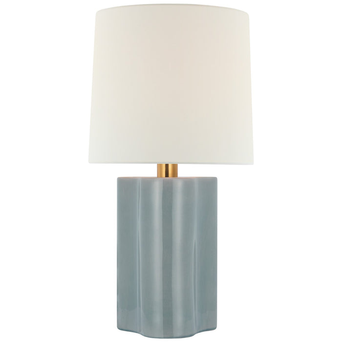 Visual Comfort Signature BBL 3634SGY-L LED Table Lamp, Sky Gray