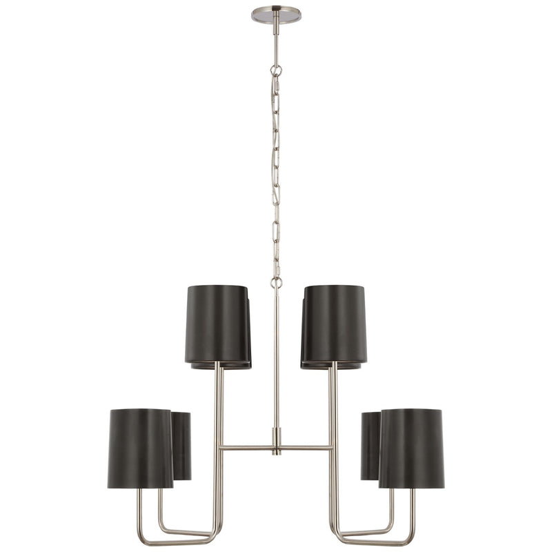 Visual Comfort Signature BBL 5083PN-BZ LED Chandelier, Polished Nickel