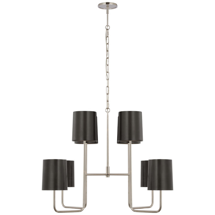 Visual Comfort Signature BBL 5083PN-BZ LED Chandelier, Polished Nickel