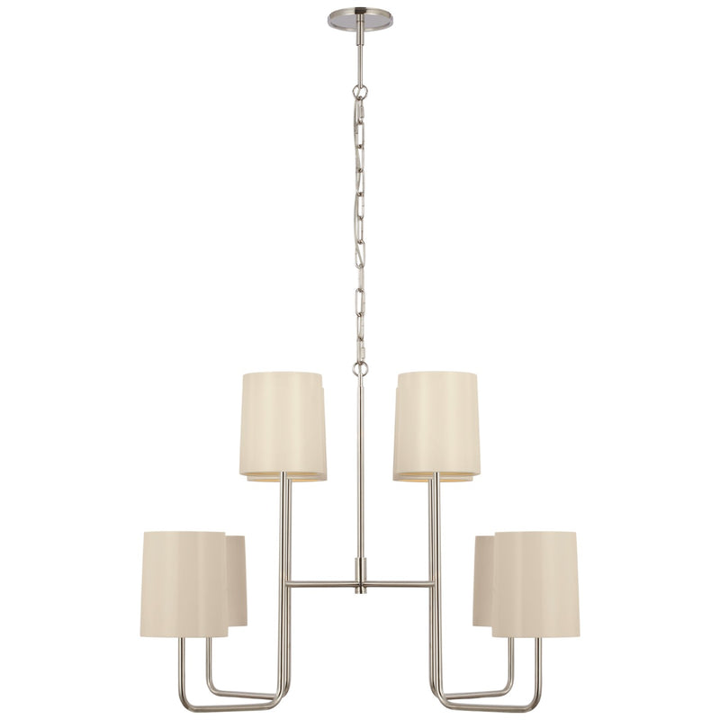 Visual Comfort Signature BBL 5083PN-CW LED Chandelier, Polished Nickel