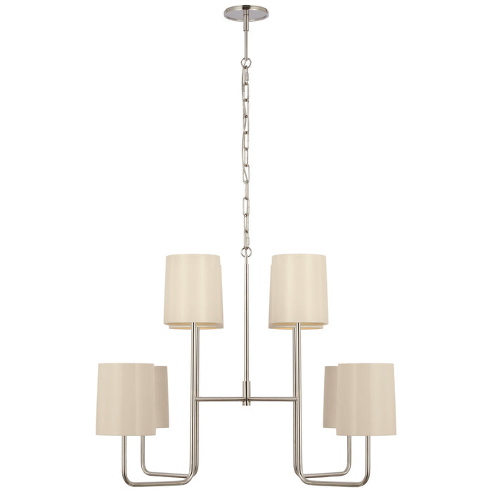 Visual Comfort Signature BBL 5083PN-CW LED Chandelier, Polished Nickel