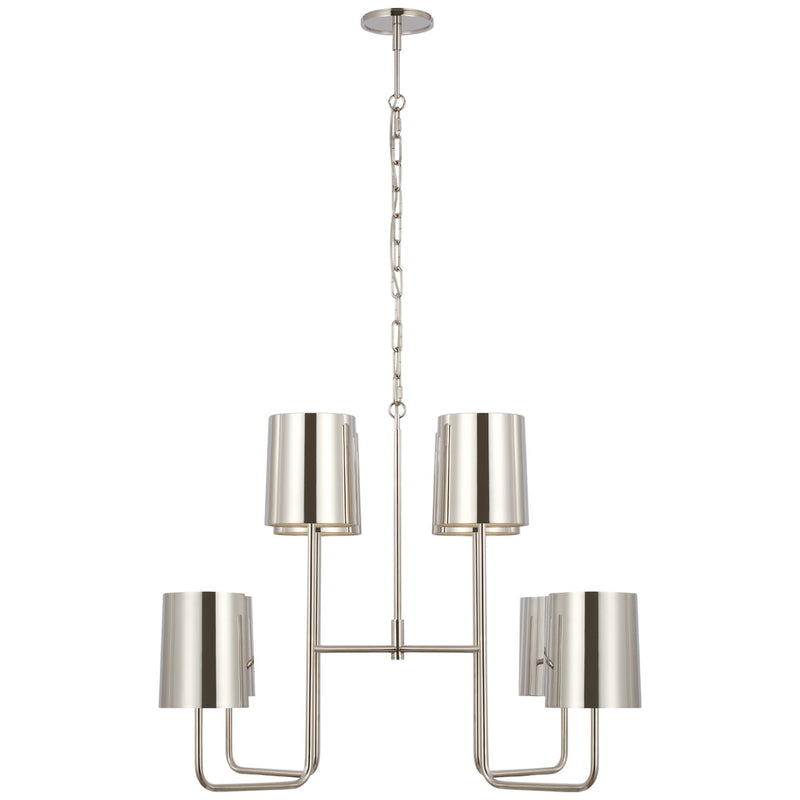 Visual Comfort Signature BBL 5083PN-PN LED Chandelier, Polished Nickel