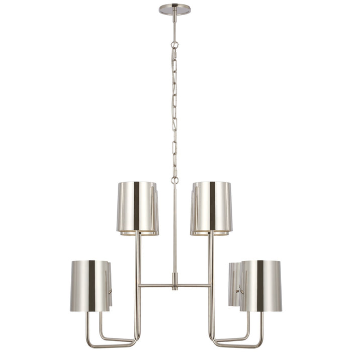 Visual Comfort Signature BBL 5083PN-PN LED Chandelier, Polished Nickel