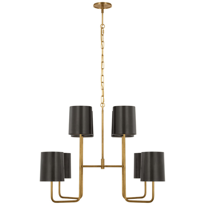 Visual Comfort Signature BBL 5083SB-BZ LED Chandelier, Soft Brass