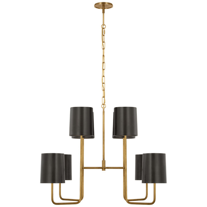 Visual Comfort Signature BBL 5083SB-BZ LED Chandelier, Soft Brass