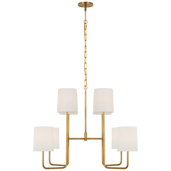 Visual Comfort Signature BBL 5083SB-L LED Chandelier, Soft Brass