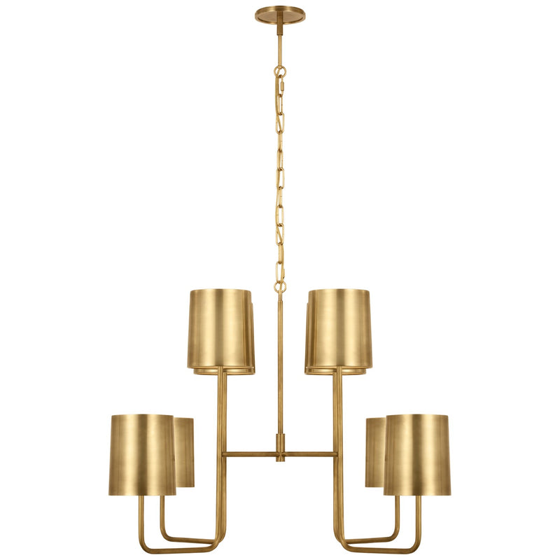 Visual Comfort Signature BBL 5083SB-SB LED Chandelier, Soft Brass