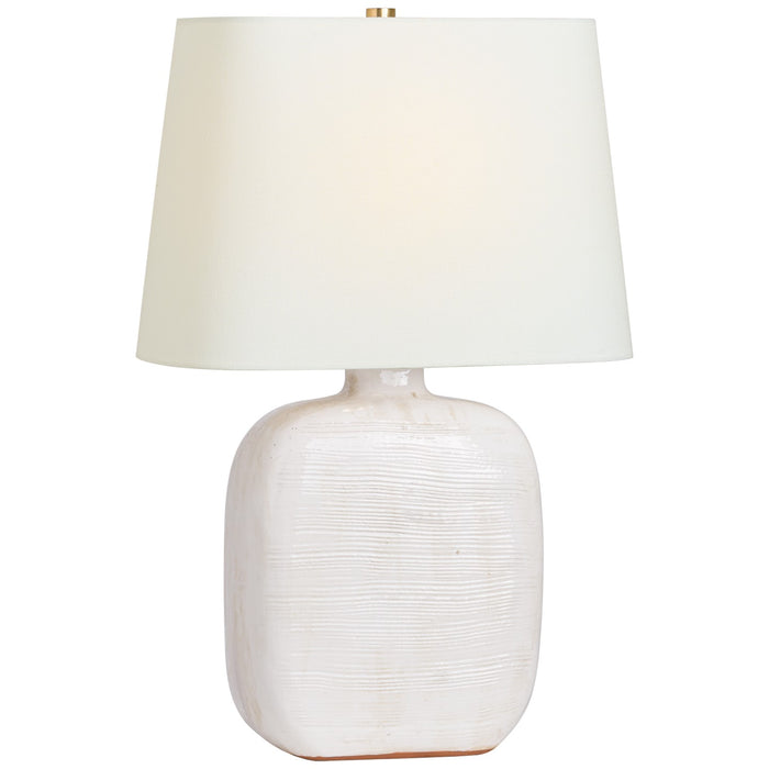 Visual Comfort Signature CHA 8659GWC-L LED Table Lamp, Glossy White Crackle