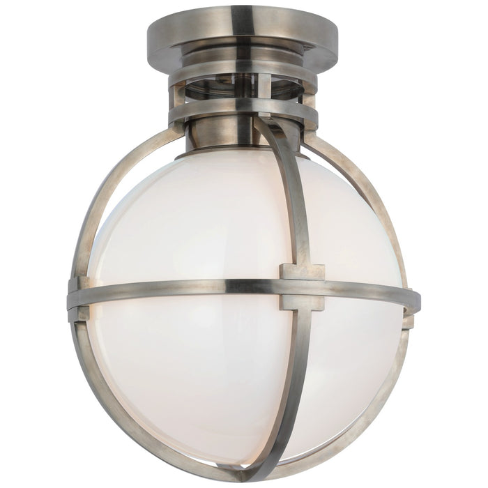 Visual Comfort Signature CHC 4483AN-WG LED Flush Mount, Antique Nickel
