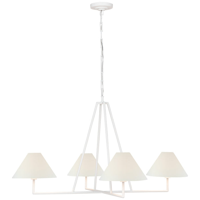 Visual Comfort Signature CHC 5335PW-L LED Chandelier, Plaster White