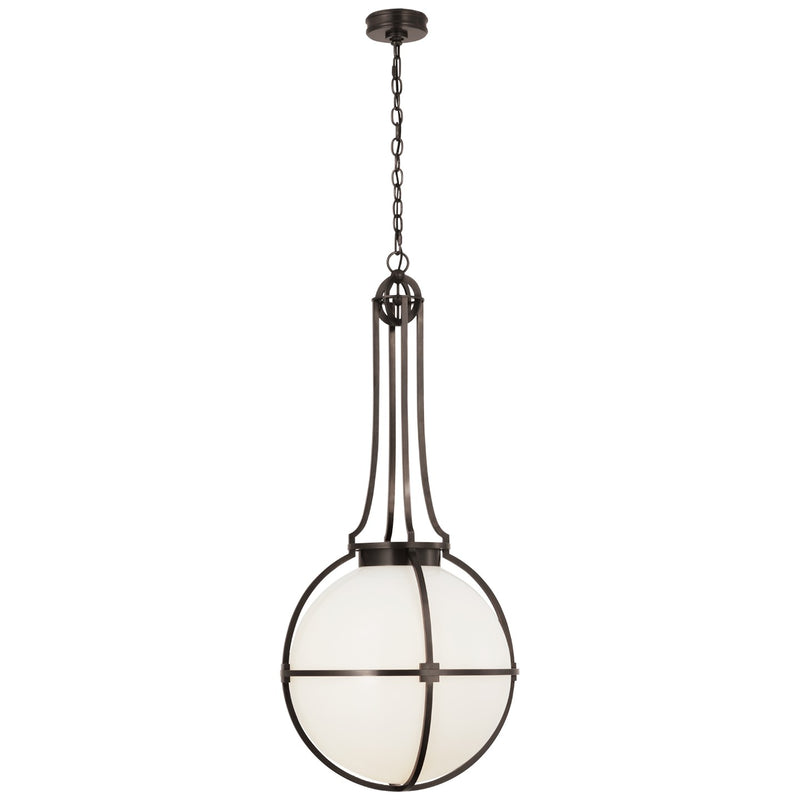 Visual Comfort Signature CHC 5484BZ-WG LED Pendant, Bronze