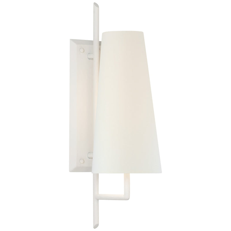 Visual Comfort Signature CHD 2335PW-L LED Wall Sconce, Plaster White